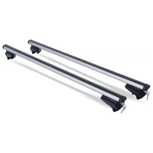 Locking Universal Aluminium Car Roof Bars Cross Rack 1.2M For Flush Rails 90kg Maypole  - Dynamic Drive