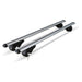 Locking Universal Aluminium Car Roof Bars Cross Rack 1.3M For Raised Rails 75kg UK Camping And Leisure