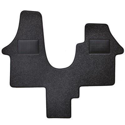 Luxury Bound Edged Cab Mat With Heel Pads For Volkwagen T5 Vw Rhd Uk NL004 N/A  - Dynamic Drive