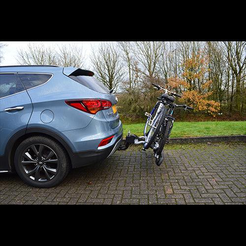 M-Way Towball Mounted Car Rear Tow Bar Cycle Holder 2 Bike Carriers with Electrics Maypole  - Dynamic Drive