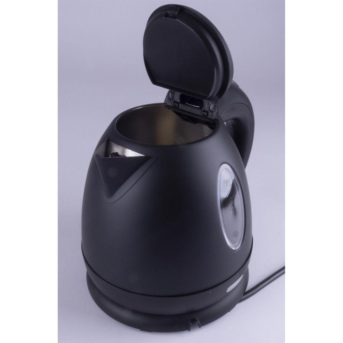 Matte Black Low Power 1.2L 750W Cordless Kettle Powerpart  - Dynamic Drive