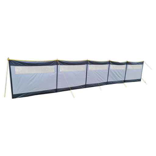 Maypole 5 Panel Steel Poled PVC Windbreak 800cm UK Camping And Leisure