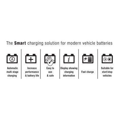 Maypole 7428 8A 12V Car Bike Caravan Van Electronic Smart Battery Charger Maypole  - Dynamic Drive