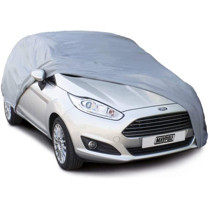 Maypole Breathable Water Resistant Fabric Car Full Cover Medium MP9861 Upto 14ft UK Camping And Leisure