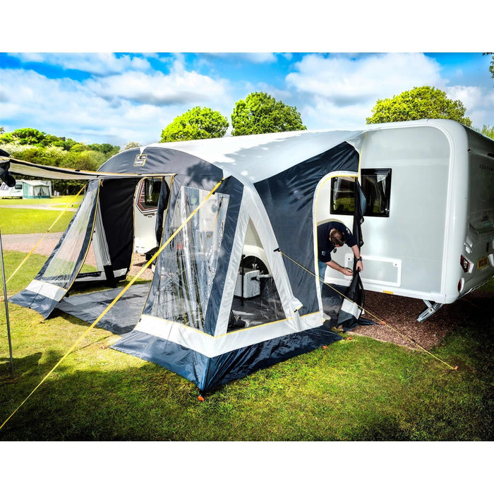 Maypole Caravan Stoneleigh AIr Inflatable 390cm Porch Awning MP9555 Maypole  - Dynamic Drive