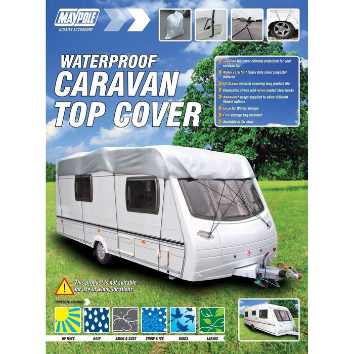 Maypole Waterproof UV Stable Caravan Top Cover Fits up to 5.6m-6.2 (19-21") MP9264 Maypole  - Dynamic Drive