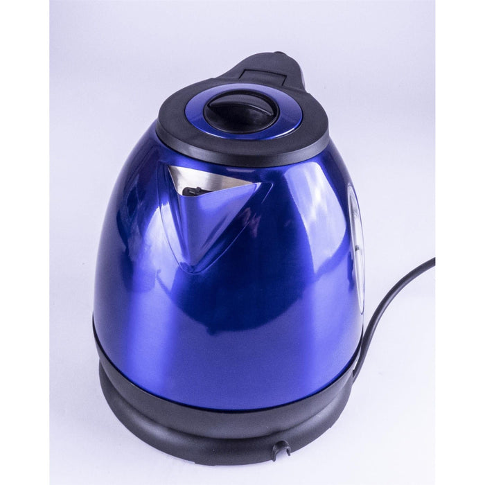 Metallic Blue Low Power 1.2L 750W Cordless Kettle Powerpart  - Dynamic Drive