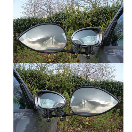 Milenco Aero 3 Flat Glass Mirrors - UK Camping And Leisure