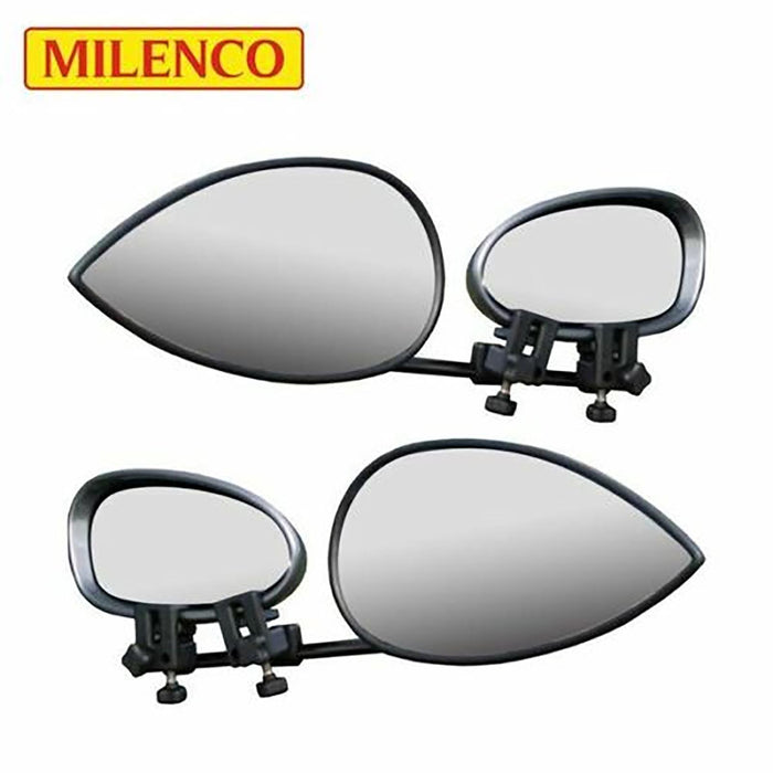 Milenco Aero 4 Towing Mirrors (Convex Glass) x2 Milenco  - Dynamic Drive