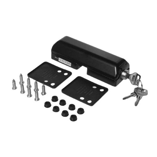 Milenco Van Door Deadlock - Black Single for Caravan, Motorhome, and Conversion ukcampingandleisure  - Dynamic Drive