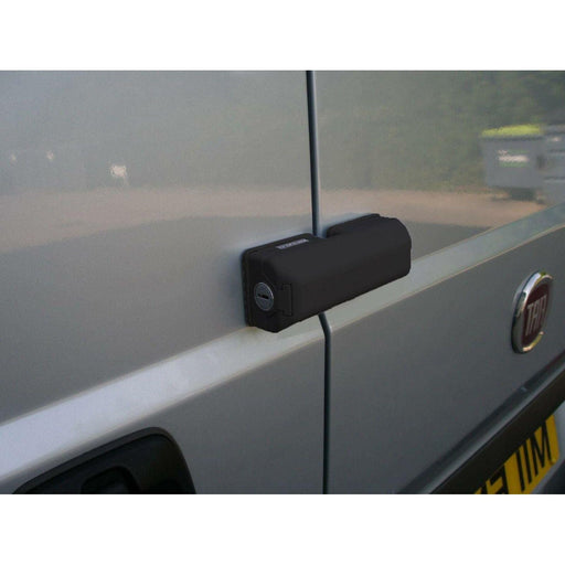 Milenco Van Door Deadlock - Black Single for Caravan, Motorhome, and Conversion ukcampingandleisure  - Dynamic Drive