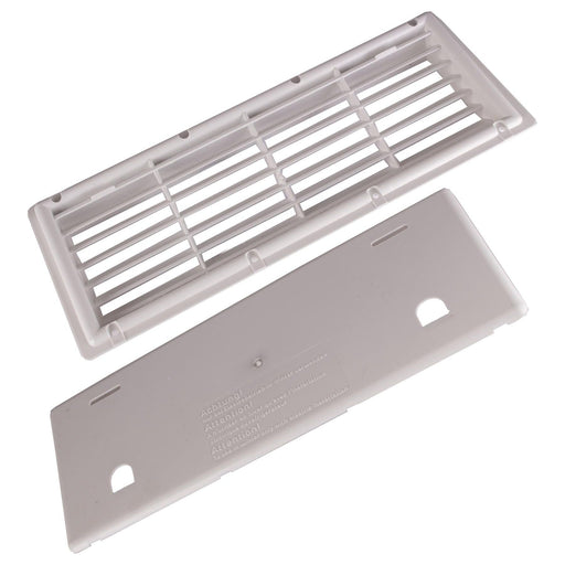 MPK White Recessed Mounted Fridge Vent & Winter Cover Caravan/Motorhome ukcampingandleisure  - Dynamic Drive