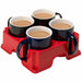 Muggi Multi Cup & Mug Holder Red Motorhome Caravan Boat Home Office Muggi  - Dynamic Drive