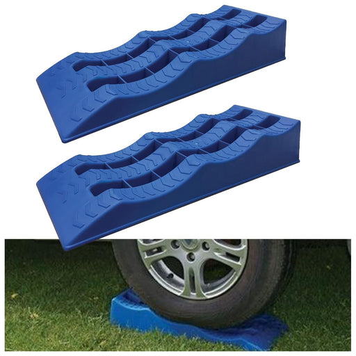 Multi Leveller Wheel Tyre Saver Stop Ramp Raiser Trailer Motorhome Caravan x2 Leisurewize  - Dynamic Drive