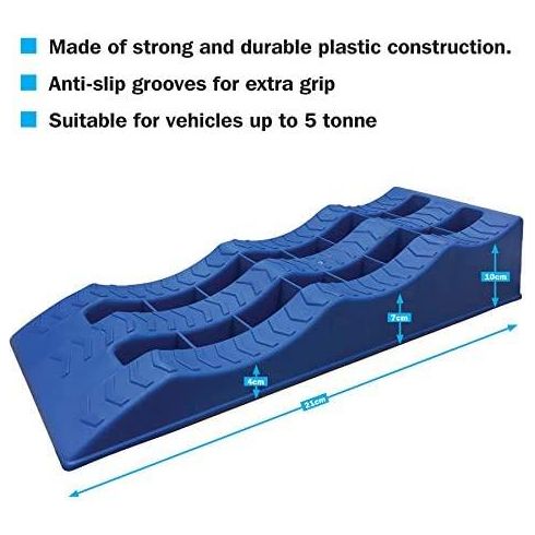 Multi Leveller Wheel Tyre Saver Stop Ramp Raiser Trailer Motorhome Caravan x2 Leisurewize  - Dynamic Drive