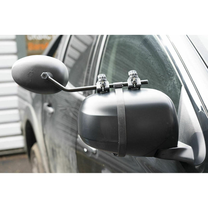 New Maypole 8327 Universal Convex Glass Deluxe Car Caravan Towing Mirror - UK Camping And Leisure