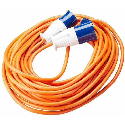 Orange 25 Metre 230v Electric Hook Up Extension Leisurewize  - Dynamic Drive