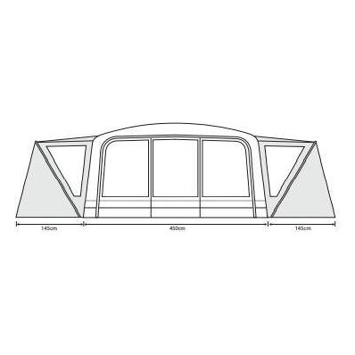 Outdoor Revolution Airedale 9.0SE 9 (+4) Berth Inflatable Air Tent including Footprint & Lounge Liner Outdoor Revolution  - Dynamic Drive