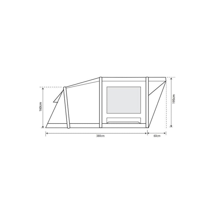 Outdoor Revolution Camp Star 3 Berth 350 Inflatable Air Tent Bundle with Footprint & Carpet Outdoor Revolution  - Dynamic Drive