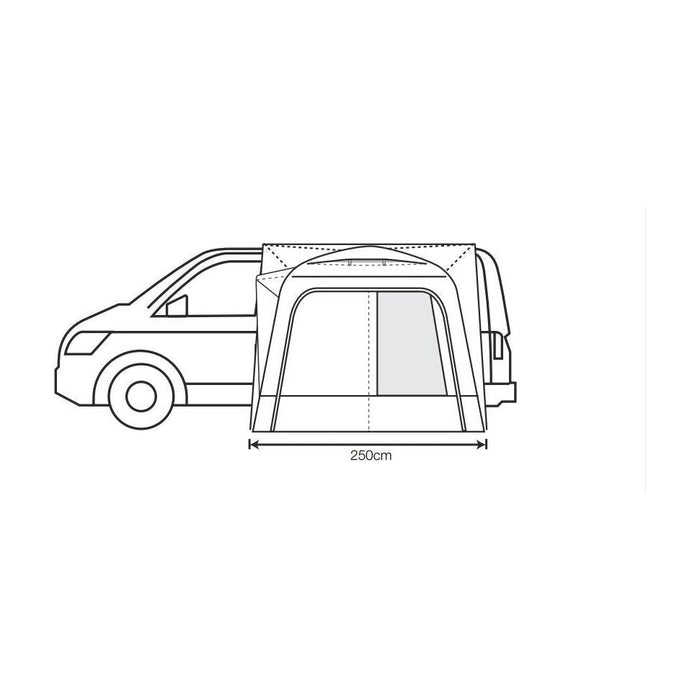 Outdoor Revolution Cayman Campervan Midi Air Mid Awning (210-255cm) Outdoor Revolution  - Dynamic Drive