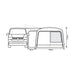 Outdoor Revolution Cayman Combo Air Mid Driveaway Awning  210-255cm Outdoor Revolution  - Dynamic Drive