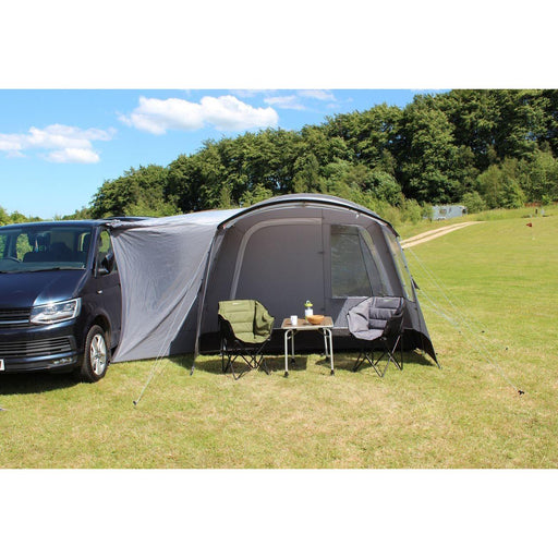 Outdoor Revolution Cayman Curl XLE F/G Poled Mid Driveaway Awning (210-255cm) UK Camping And Leisure