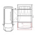 Outdoor Revolution Cayman Curl XLE F/G Poled Mid Driveaway Awning 210-255cm Outdoor Revolution  - Dynamic Drive