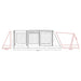 Outdoor Revolution Movelite EURO T4E Lowline Awning 180-220cm Euro model 2023 - UK Camping And Leisure