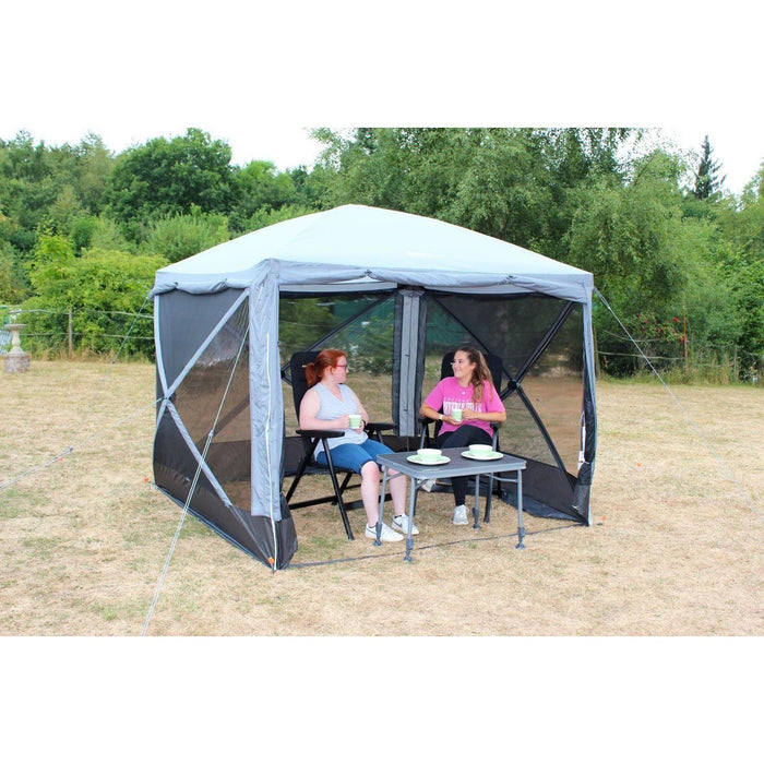 Outdoor Revoultion Screenhouse 4 DLX Four Sided Pop Up Utility Gazebo Outdoor Revolution  - Dynamic Drive