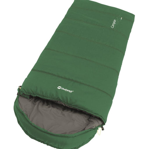 Outwell Campion Junior Kid / Childrens Sleeping Bag Green - 2 Season Outwell  - Dynamic Drive