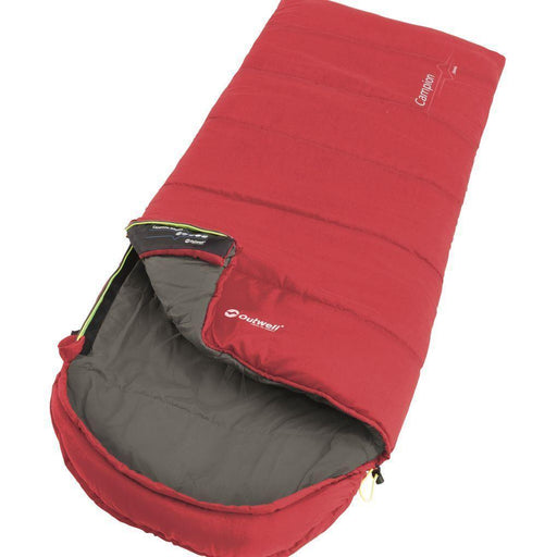 Outwell Campion Junior Kid / Childrens Sleeping Bag Red - 2 Season Outwell  - Dynamic Drive