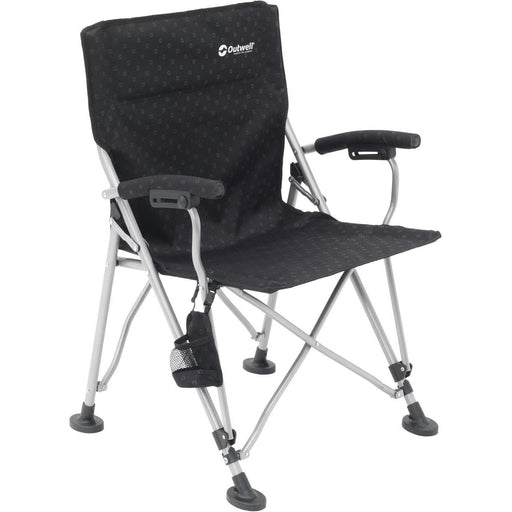 Outwell Campo Black Foldable Camping Chair with Padded Armrests Outwell  - Dynamic Drive