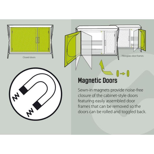 Outwell Cayon Cabinet Camping Family Storage with Magnetic Seal Outwell  - Dynamic Drive