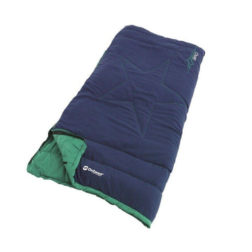 Outwell Champ Junior / Childrens Rectangular Shaped Sleeping Bag - Ocean Blue Outwell  - Dynamic Drive