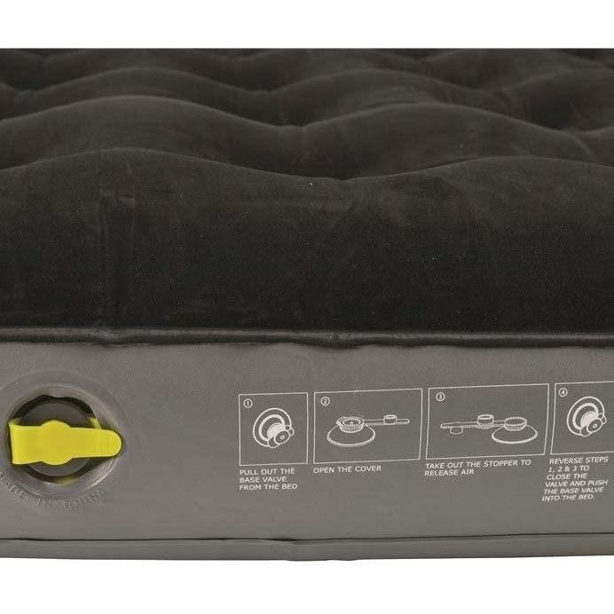 Outwell Classic King Airbed Flocked Camping Inflatable Mattress Air Bed Outwell  - Dynamic Drive