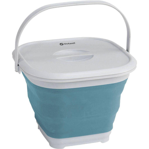 Outwell Collaps Collapsible Bin w/lid Classic Blue 9l Outwell  - Dynamic Drive