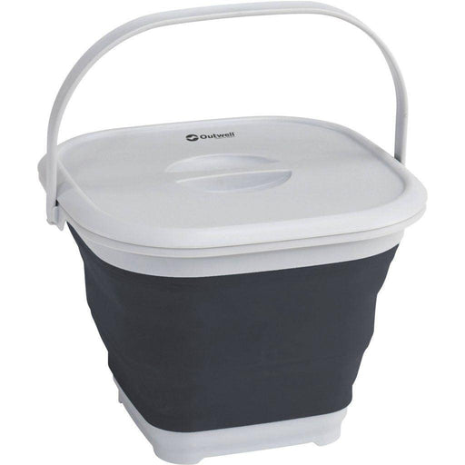 Outwell Collaps Collapsible Bucket Square w/lid Navy Night 9l Outwell  - Dynamic Drive