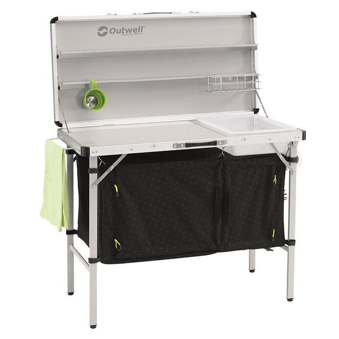 Outwell Drayton Portable Folding Kitchen Unit With Storage 531177 Outwell  - Dynamic Drive