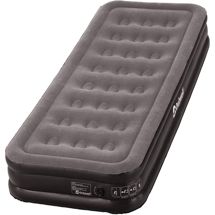 Outwell Excellent Single High Raised Inflatable Airbed Mattress Camping Outwell  - Dynamic Drive