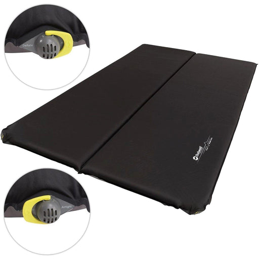 Outwell Self Inflating Double Sleeping Mat Camping 3Cm Hiking Air Bed 400034 Outwell  - Dynamic Drive