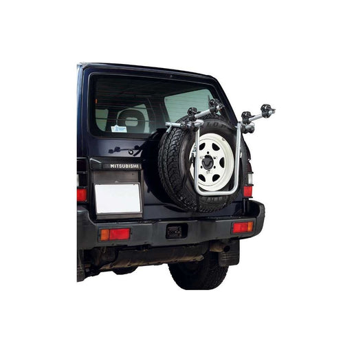 Peruzzo Bike Car Rack 4x4 2 Bike Spare Tyre Fitting Rack 2 Bike Silver Peruzzo  - Dynamic Drive