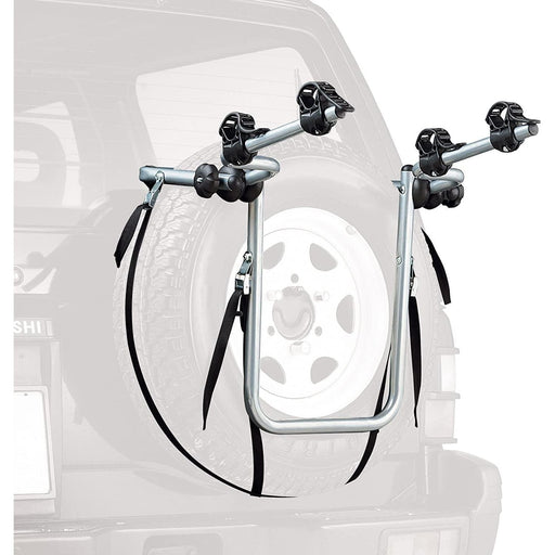 Peruzzo Bike Car Rack 4x4 2 Bike Spare Tyre Fitting Rack 2 Bike Silver Peruzzo  - Dynamic Drive