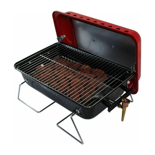 Portable Table Top Gas Barbeque With Lava Rocks Crusader  - Dynamic Drive