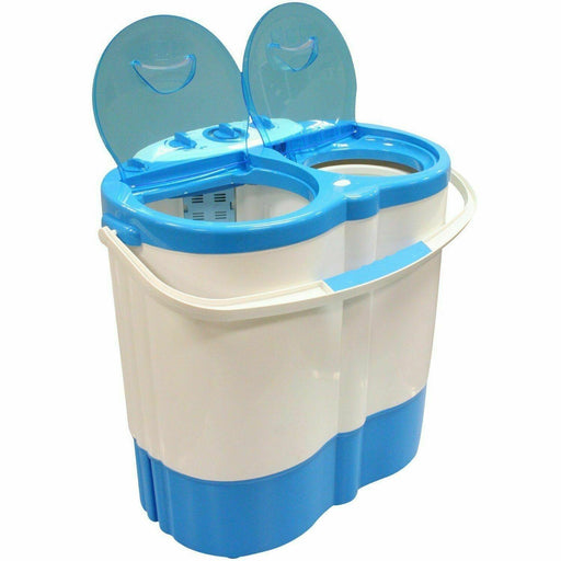 Portable Twin Tub Washing Machine Spin Dryer Camping Caravan Motorhome Student Leisurewize  - Dynamic Drive