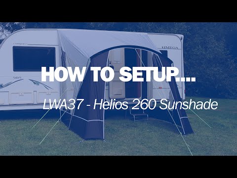 Leisurewize HELIOS 260 Caravan SunShade Canopy Awning Open Porch Swift LWA37 Leisurewize - Dynamic Drive