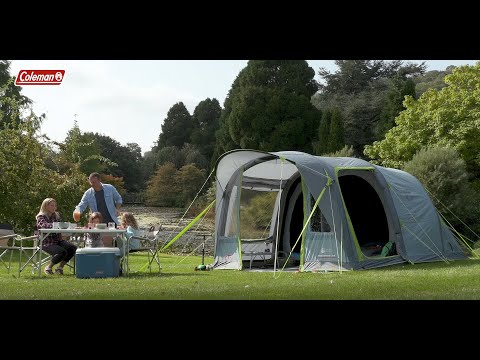 Coleman Air Tent Meadowood 4 Person Blackout Bedrooms Fast Pitch Camping Coleman - Dynamic Drive