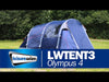 Olympus Air 4 Person Inflatable Tent with Pump and Carry Bag Leisurewize - Dynamic Drive