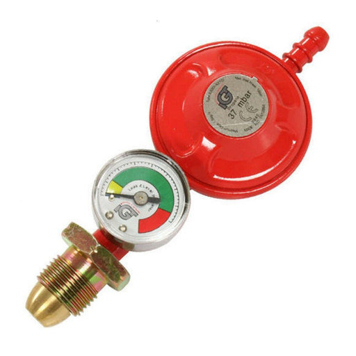 Propane Gas Regulator With Gas Pressure Gauge Crusader  - Dynamic Drive