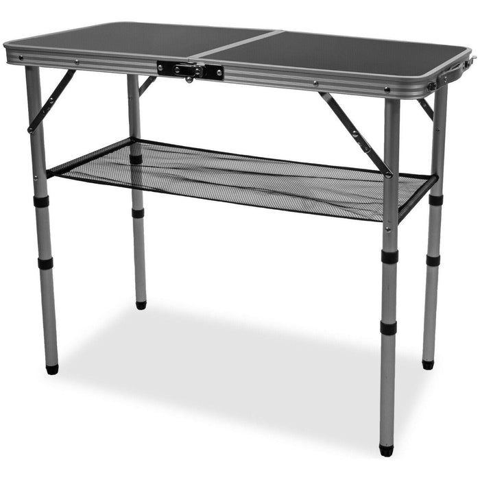 Quest Leisure SpeedFit Range Cleeve Lightweight Camping Table with Shelf 80x40cm Quest  - Dynamic Drive