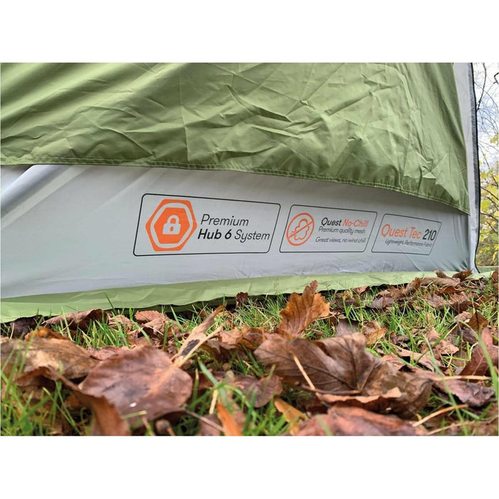 Quest Screen House 6 Pro Quick Pitch Camping Shelter Quest  - Dynamic Drive